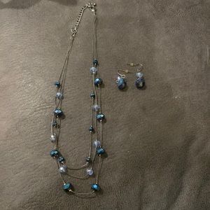 Croft and Barrow Necklace and Earring Set